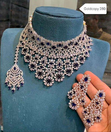 Gold copy bridal art Jewellery